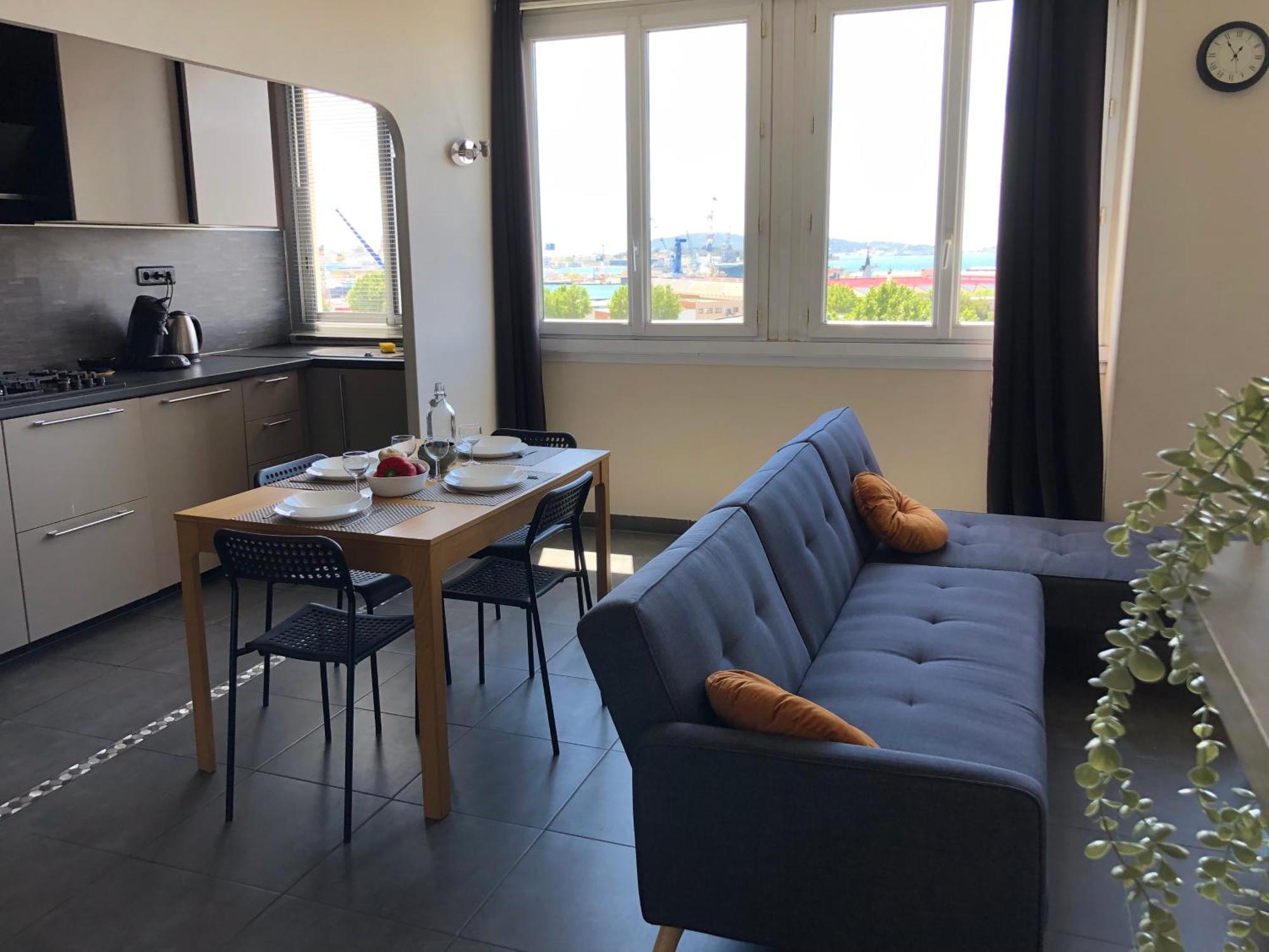 Tout Confort Toulon Centre Appartement 3 Chambres, Vue Sur La Rade מראה חיצוני תמונה